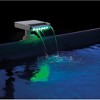 Intex 28090E Innovative Hydroelectric 3 Multi Colored LED Relaxing Waterfall Cascade Above Ground Swimming Pool Attachment, White - image 2 of 4