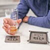 Hold My Beer Coaster Set + Tray Plastic - 4 of 4