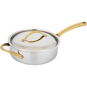 NutriChef Saute Pan with Lid - Stainless Steel, 3.4 QT - ACNCSTS16SPAN3 - 1 of 1