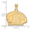 Black Bow Jewelry 14k Yellow Gold Kent State Golden Flashes NCAA Small Pendant - 2 of 3