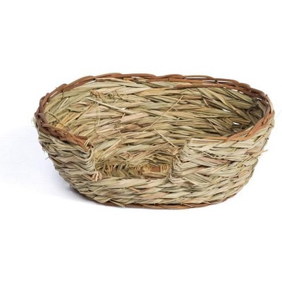 Prevue Pet Medium Oval Pet Nest Woven Natural Grass - 1071