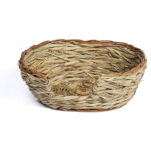 Prevue Pet Medium Oval Pet Nest Woven Natural Grass - 1071 - 1 of 2