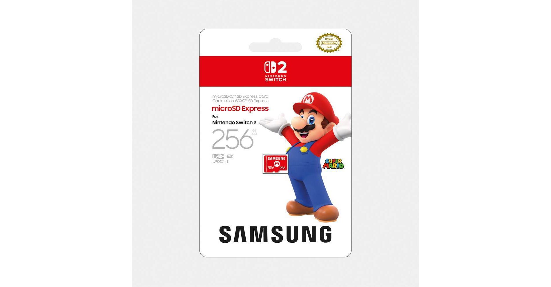Samsung microSD Express Card 256GB for Nintendo Switch 2