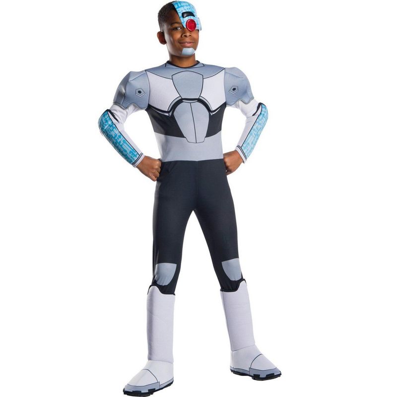 Rubie's Boy's Teen Titan Go Cyborg Halloween Costume, 1 of 3