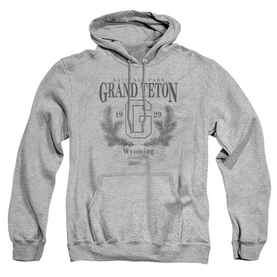 Men's Grand Teton National Park Pine Wreath Pull-Over Hoodie
