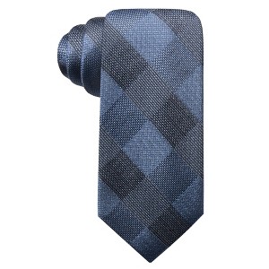 Ryan Seacrest Mens Olympos Check Self-tied Necktie - 1 of 1