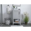 Elegant Lighting 18 inch Single Bathroom Vanity in Grey - 2 of 4