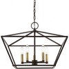 Livex Lighting Devone 5 - Light Chandelier in  Bronze/Antique Brass - 3 of 4
