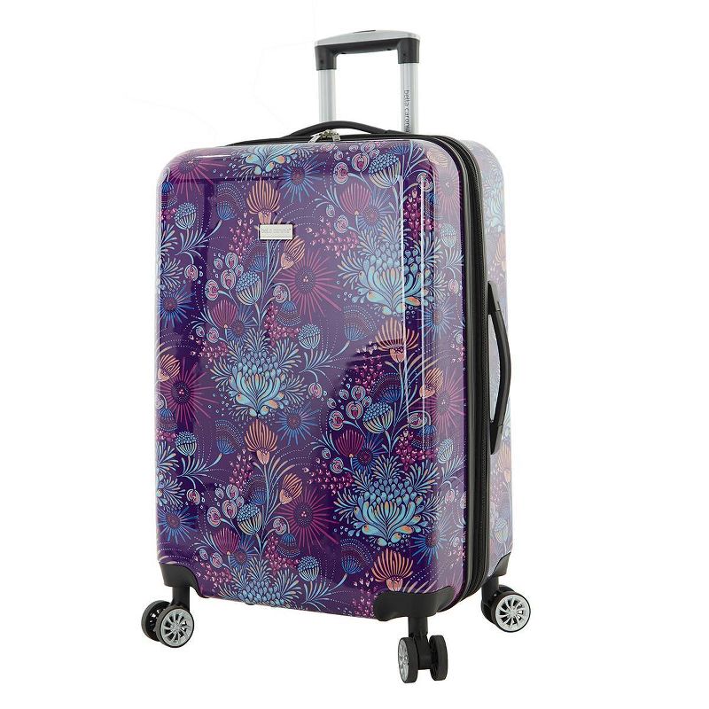 Travelers Club Bella Caronia Posh 3pc Expandable Hardside Checked Spinner Luggage Set, 4 of 10