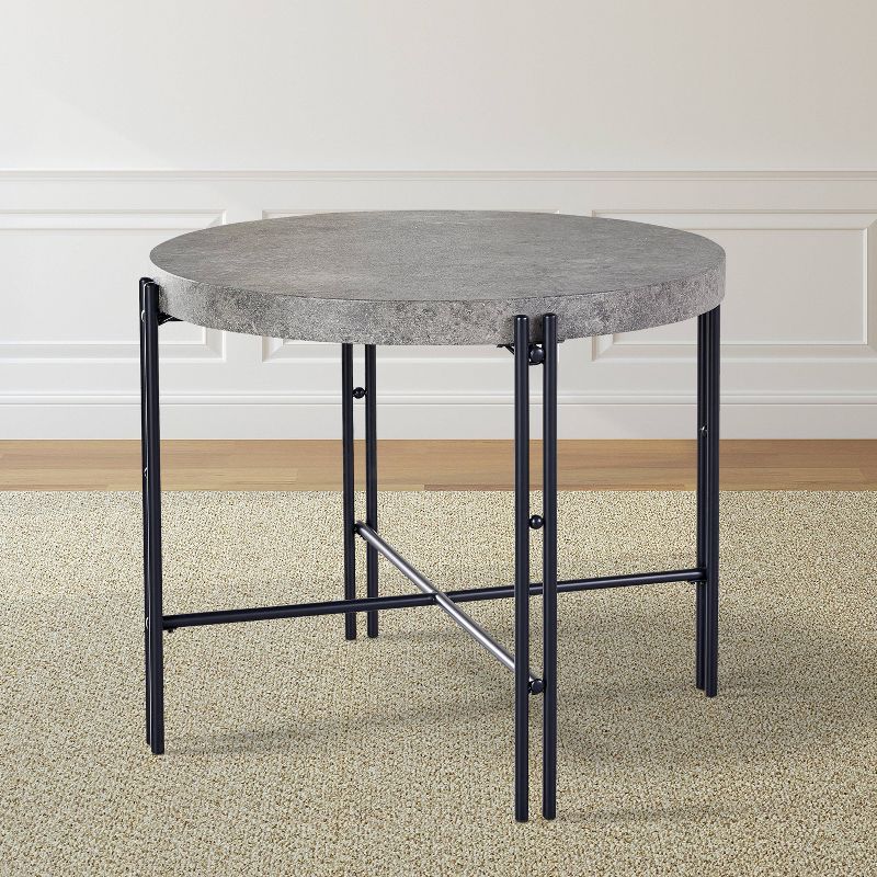 Morgan Round Counter Table Black - Steve Silver Co., 3 of 7