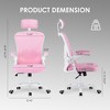 Lycvki Ergonomic Office Chair with High Back with Armrests and Adjustable Lumbar Support - 3 of 4