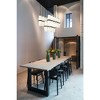 Cayden 17-Light Modern Chandelier - Dimmable, Damp Rated, 42" Linear Design - 2 of 4