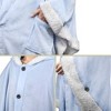 PAVILIA Angel Wrap Hooded Blanket for Women Adult, Wearable Cozy Wrap Throw Fleece Shawl Cape - 4 of 4