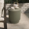 LeisureMod Eden Modern Side End Table for Indoor and Outdoor Living Room Bedroom and Patio - 4 of 4