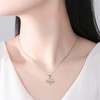 Exquisite Silver Necklace for Women - Heart Pendant Anniversary Gift, Perfect Birthday Gift for Wife, 925 Sterling Silver, Heart Necklaces for Women - 2 of 4