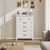 5 Dresser for Bedroom, 41.3" Tall Vertical Drawer Dresser with Large Storage, Freestanding Wooden Closet Chest for Bedroom, Living Room - 3 of 4