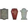 Slickblue Friendly Halloween Yard Signs – 6-Pack Spooky Lawn Stakes for Trick-or-Treat and Outdoor Decor - 2 of 4