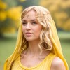 Unique Bargains Double-layer Tassel Chain Headpiece Gold Tone 1 Pc - 2 of 4