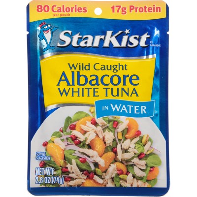 Starkist Albacore White Tuna In Water Pouch - 6.4oz : Target