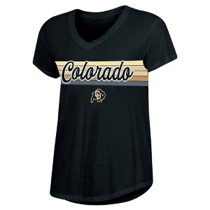 NCAA Colorado Buffaloes Women's V-Neck T-Shirt - 1 of 3