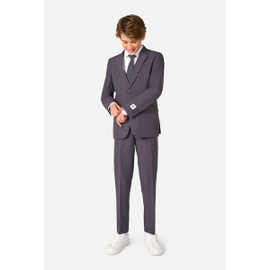 OppoSuits Teen Boys Solid Color Suits - 1 of 4
