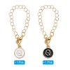 Unique Bargains Charm Personalized Initial Name ID Stanley Tumbler Cup Accessories 2 Pcs - 3 of 4