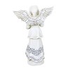10.25 In Angel Holding Cardinal Wings White Robe Figurines - 3 of 3