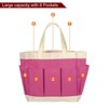 Unique Bargains 600D Oxford Waterproof Garden Tool Organizer Storage Carrier Bag 11.22" x 5.12" x 11.02" - 3 of 4