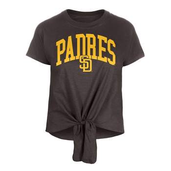 MLB San Diego Padres Women's Front Knot T-Shirt