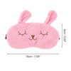 Unique Bargains Adjustable Cartoon Rabbit Eye Mask 1 Pc - 2 of 4
