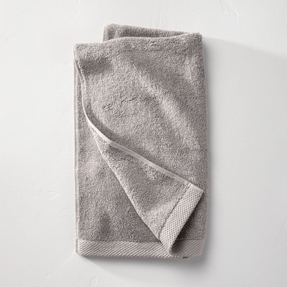 Organic Hand Towel Gray - Casaluna