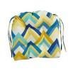 Blazing Needles, 16-inch Spun Polyester Outdoor U-shaped Tufted Chair Cushions (Set of 2) - 2 of 2