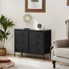 SKRAN Dresser For Bedroom With 6 Fabric Drawers, Wide Chest Of Drawers With Metal Frame, Storage Dresser Organizer Unit For Living Room - 2 of 4