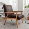 NicBex Mid-Century Modern Accent Chair Upholstered Living Room Chair Armchair Comfy Chair Lounge Chair for Bedroom - 4 of 4