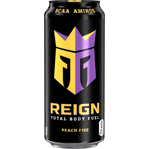 Reign Peach Fizz Energy Drink 16 Fl Oz Can Target