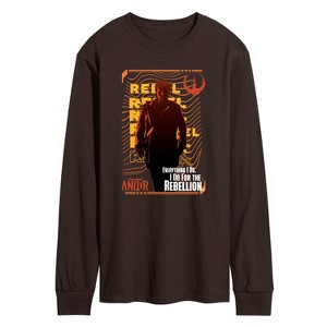 Men's - Star Wars - Andor For The Rebellion Long Sleeve Graphic T-Shirt - 1 of 2