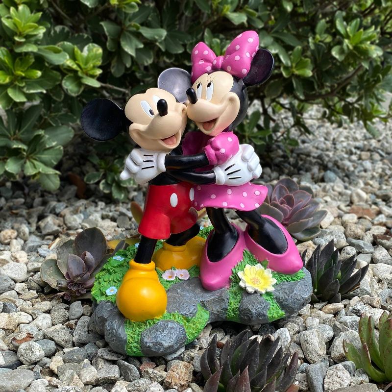 Disney 12" Mickey And Minnie Mouse Hugging Resin Statue, 5 of 6