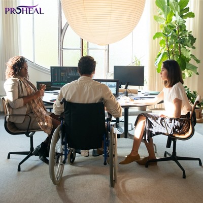 ProHeal 16" x 16" Gel-Infused Foam Wedge Seat Cushion