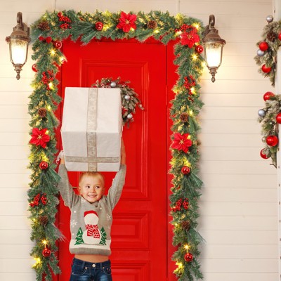 6ft Christmas Cane - Christmas Rattan Cane, Holiday Light Decoration, Outdoor and Indoor Christmas Decoration, Festive Holiday Decor