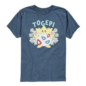 Boys' - Pokémon - Floral Togepi Short Sleeve Graphic T-Shirt - 1 of 4