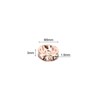 Unique Bargains Rhinestone Small Round Bulk Glass Spacer Beads for Jewelry Making 100 Pcs - 2 of 4