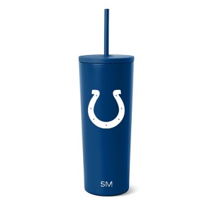 NFL Indianapolis Colts Simple Modern Stainless Steel Classic Tumbler - 24oz - 1 of 3
