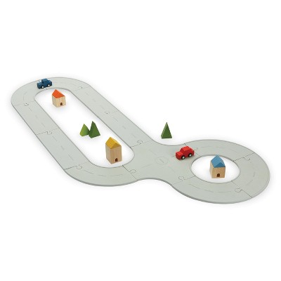 Plantoys| Rubber Road & Rail Set - Medium
