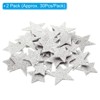Unique Bargains Self-Adhesive Glitter Craft Supplies EVA Foam Stickers Silver - 2 of 4