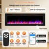 Karl Home 1500-Watt 60-inch Electric Fireplace Insert / Wall-Mounted Electric Fireplace with WIFI Function - 4 of 4