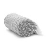 Americanflat Omala Throw Blanket in Cloud Grey and White Mini Diamond - 100% Cotton with Fringe - 50" x 60" - 2 of 4
