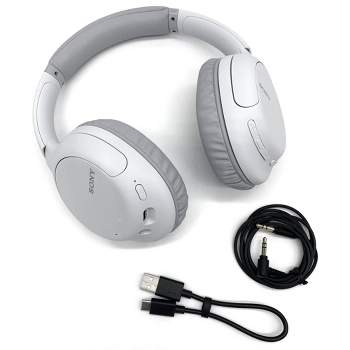 Sony WHCH710N Noise Canceling Over-Ear Bluetooth Wireless Headphones - White - Target Certified Refurbished