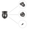 Unique Bargains Decorative DIY Craft Handbag Purse Making Turn Lock Clasps 4 Pcs - 4 of 4