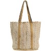 Magid Natural Straw Jute & Cotton Woven Tote - 4 of 4