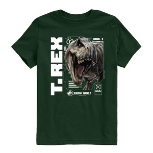 Boys' - Jurassic World: Rebirth - Trex Short Sleeve Graphic T-Shirt - 1 of 3